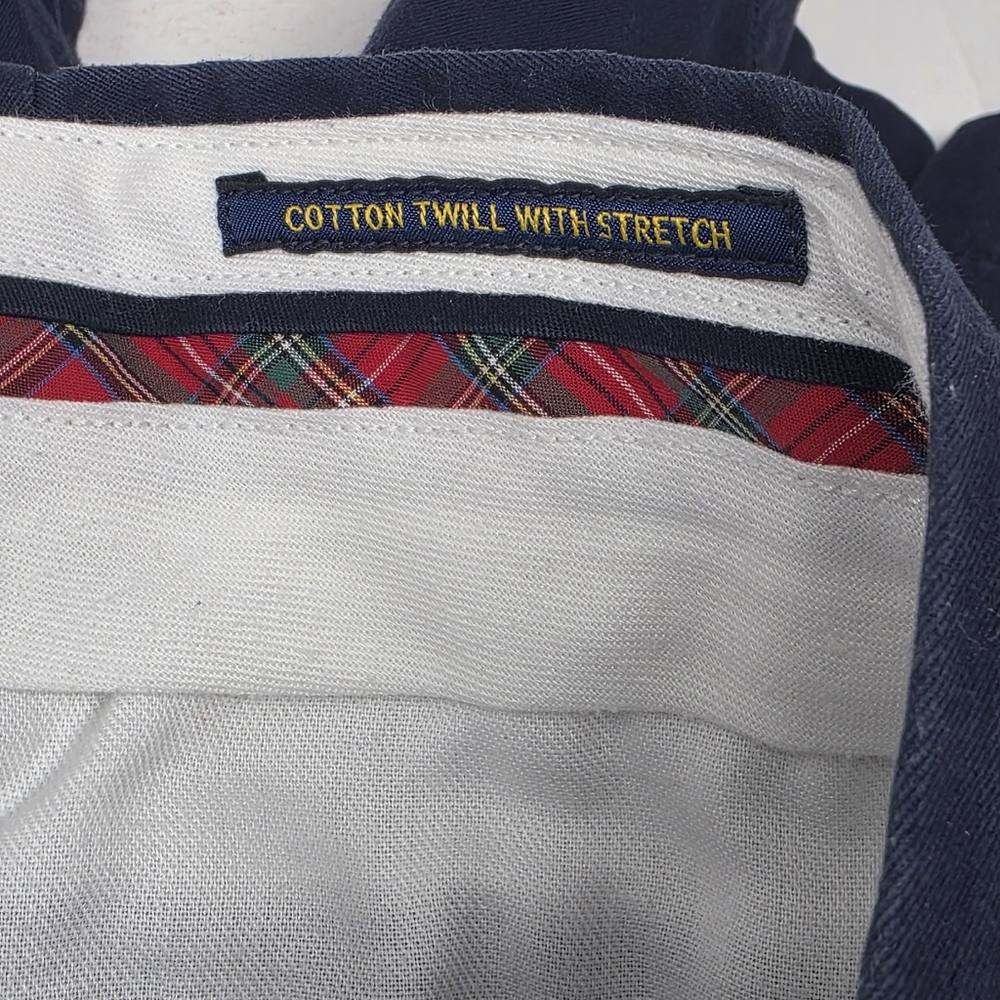 Polo Ralph Lauren Shorts Men 34 Navy Blue Twill Stretch Fit 8" Golf Chino - Picture 4 of 6